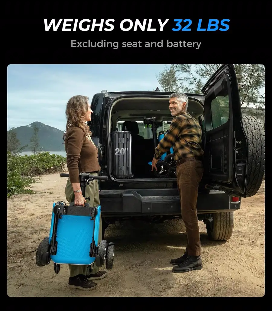 Paiseec L5 Lightweight Mobility Scooter thumbnail 2