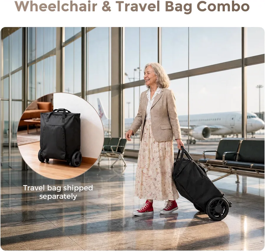 Paiseec Q3 Carbon Fiber Electric Wheelchair thumbnail 2