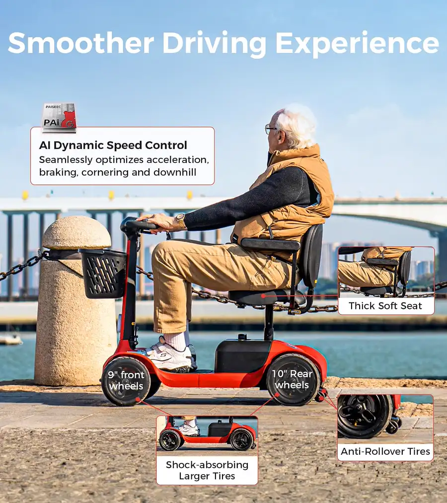 Paiseec S1 Mobility Scooter thumbnail 6